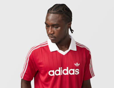 Adidas 3 stripes T-shirts Heren - Rood - Maat XL - Poly Jersey