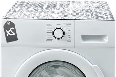 Wasmachine Beschermers - Antislip Matten - Apparaten Stabiliseren - Op Maat Te Knippen - 60 x 60 cm - Blauw Grijs