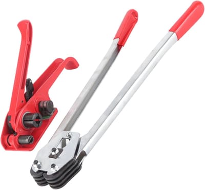 Band Spanner Sealer - Verpakkingsgereedschap - Efficiënt Verpakken - Draaibare Aanspanning - 12-19mm Bandbreedte