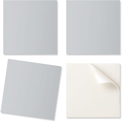 Zelfklevende vinyltegels, perfect voor moderne interieurs, grijs, 20x20x20 cm