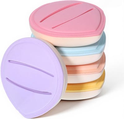 Vijfkleurige Make-up Sponzen Set voor Foundation, Concealer en Blush - Perfect voor een Vlekkeloze Afwerking