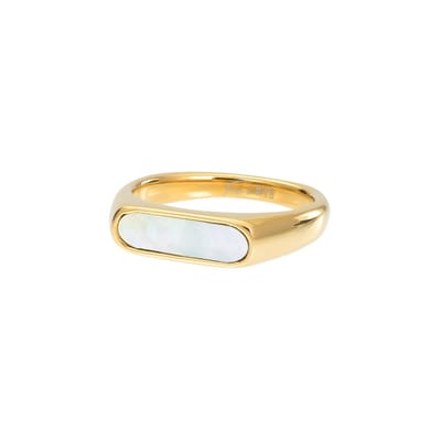Fame-Luna Square-Goudkleurig-Dames Ring