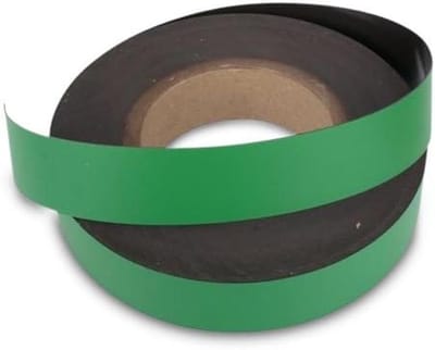 Flexibele Magneetband Zelfklevend 15 mm Breed Groen School Kantoor