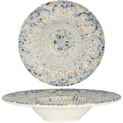 Bonna Pastabord - Luca Mosaic - Porselein - 24 cm (270cc) - set van 2