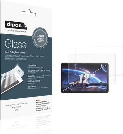 dipos – 2x Matte Pantserfolie geschikt voor Raemond K90 | 9H Screenprotector