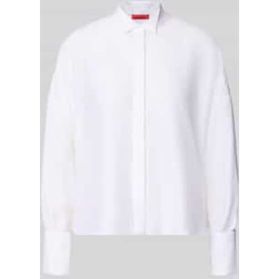 Regular fit blouse met lange mouwen van lyocellmix model 'ADESSO'