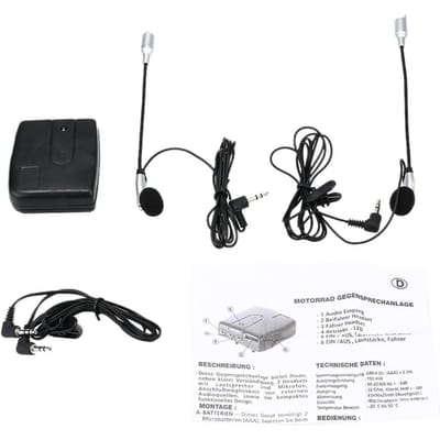 Motorhelm Headset Intercom 2-weg communicatiesysteem Oortelefoon + microfoon
