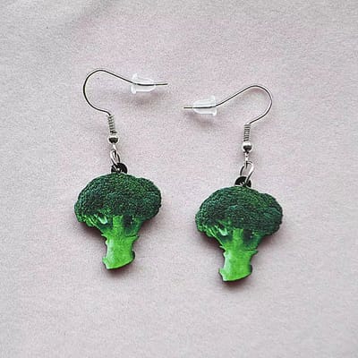 Oorbellen Broccoli