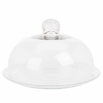 Excellent Houseware Stolp taartplateau - glas - 30 cm - serveerschaal