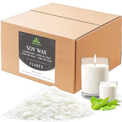 Sojawas voor kaarsen - 3 kg ecologische vlokken om te gieten