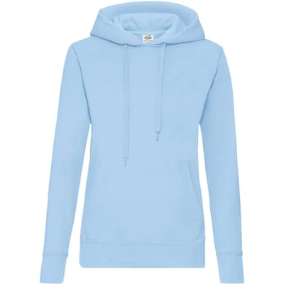 Dames Hoodie Fruit of the Loom Classic