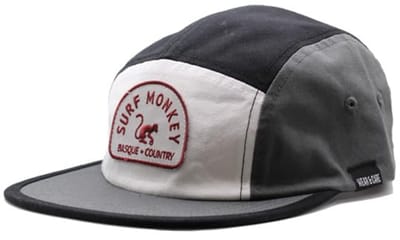 5-panel pet - Biologisch katoen - Jockey / Volwassenen / One size (Wit/Grijs)
