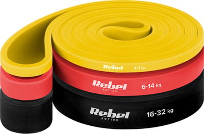 Rebel RBA-3001-S3 - Weerstandsbanden Set - 4-32 kg - TPE Materiaal