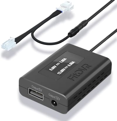 Dashcam Voedingsadapter 4-Pin voor Mercedes-Benz met LED-Display en USB-Aansluiting