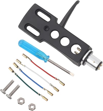Draaifunctie Hoofdschaal - Platenspeler Mount - Naald Vervangen - Universele Plastic Mount - Standaard Maat - Zwart