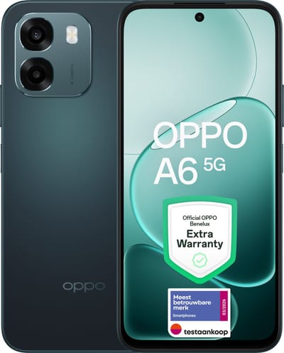 OPPO A6 5G 6+256GB Sapphire Black - Extra Garantie
