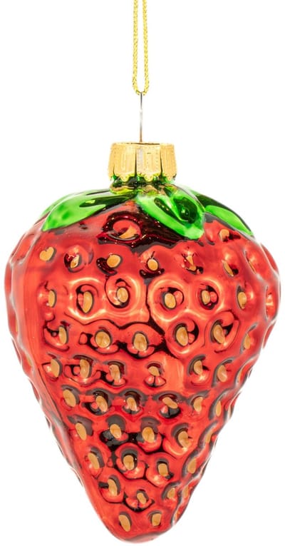 Aardbei kerstbal - Sass & Belle