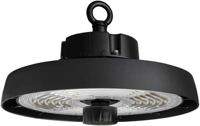 Ledvion - LED High bay, Met Sensor, IP65, 80W, 192 lm/W, Driver, 4000K, Dimbaar, UFO lamp voor, werkplaatsverlichting, halverlichting, plafondlamp werkplaats