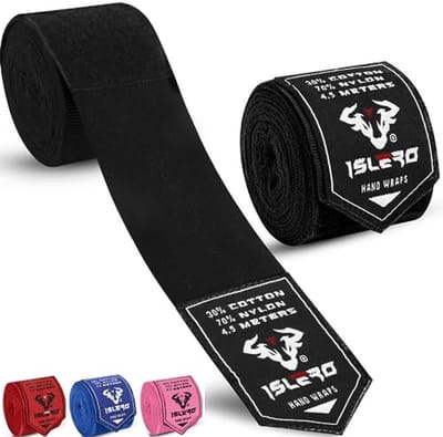 4.5m Boksen Handwraps Binnenhandschoenen met Duimlus - Elastische Bandages voor Pols Bescherming in Muay Thai en Kickboxing