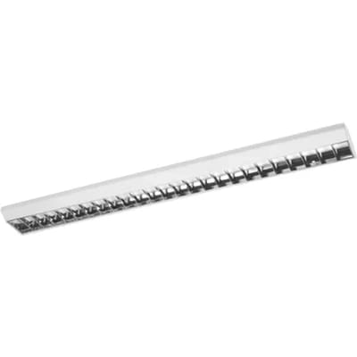 OSRAM Office Line Grid Curve LED kantoorlamp, 1,2 m, 40 W, 4000 lm, 4000 K, UGR <19, Click-DIM, aluminium wit