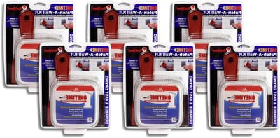 Spackling Patch-A-Wall Kit - Muurreparatie Set - Muren Herstellen - Krimpt Niet Barst Niet - 1/2 Pint - Wit