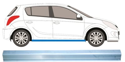 Reparatie dorpel voor Hyundai i20 2008-2014 / Links = Rechts (symmetrisch)