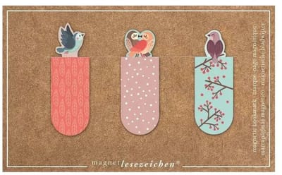 Magnetische Boekenlegger Birds - Boekenlegger