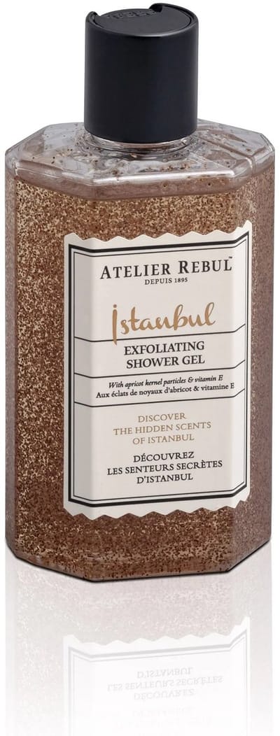 Atelier Rebul Istanbul - Douchegel met Scrub (250ml) - Houtige & Kruidige Geur - Natuurlijk - Voor alle Huidtypes
