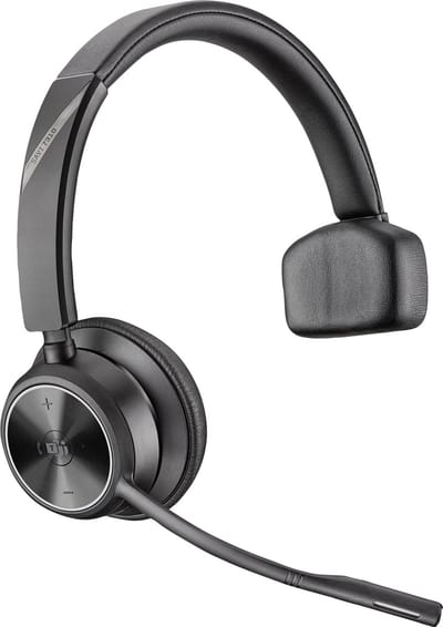 POLY Savi 7310 Office Headset - Draadloos - Kantoor/callcenter - Zwart