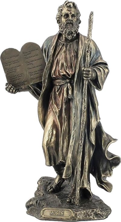 Veronese Design - Mozes Tien Geboden - (hxbxd) ca. 24,5cm x 11cm x 8,5cm