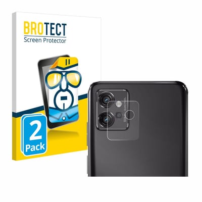 BROTECT - Screenprotector voor Motorola Moto G32 (ALLEEN Camera Lens) - Folie Beschermfolie transparant 2 Stuks