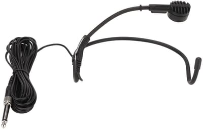 Dailygoods - Oorhaak Microfoon - Bedrade Headset Microfoon - Ergonomisch en Verstelbaar - Zwart - Karaoke en Onderwijs - Dynamisch Geluid - 16,4ft Kab