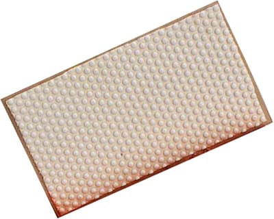 Diamant Schuurpad Blokken Bruin Boogvorm Handheld Blok voor Schuren, Polijsten en Scherpe Randen - 7000 Grit, Voor Professioneel Gebruik en Doe-Het-Zelf Projecten
