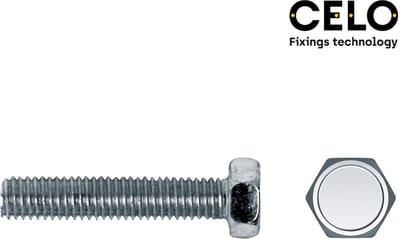 Schroefdoos CELO 5 x 50 mm M5 x 60 mm Zeshoekig Verzinken (200 Stuks)