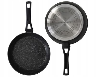 Merkloze Marmite Pan met Marmercoating - 18 cm - Inductie Geschikt