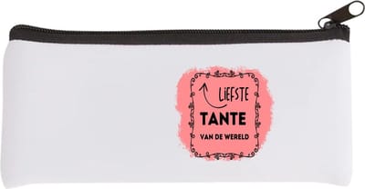 Akyol - liefste tante van de wereld Etui - Tante - de liefste tante - verjaardag - cadeautje voor tante - kado - geschenk - 20 bij 9 cm