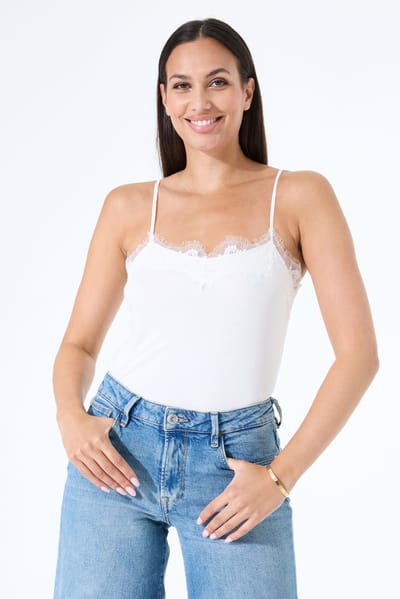 GARCIA Dames Top Wit Sleeveless