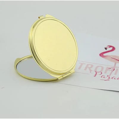 Draagbare Hartvormige Make-up Spiegel Dubbelzijdig Opvouwbare Mini Make-up Spiegel Leuke Bij Zak Cosmetische Spiegel Cadeau voor Vrouwen