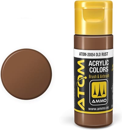 AMMO by Mig Jimenez Hobbyverf Acrylverf - MIG 20054 ATOM - Old Rust - Acryl - 20ml Verf flesje - 20 ml