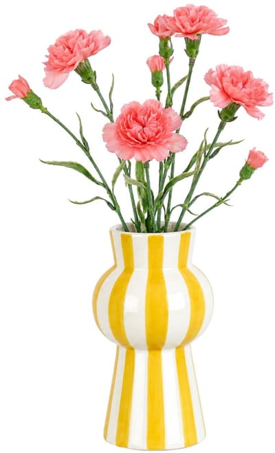 Mica Decorations Kunstbloem Anjer Floristic - 3x - H71 cm - roze - kunststof - stelen kunstbloemen - boeket - rozen bloemetjes