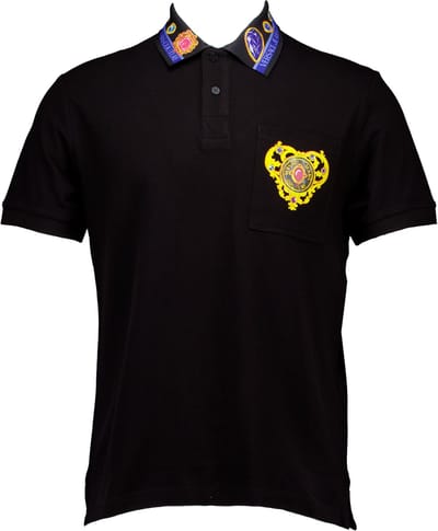 Versace Jeans - Shirt Zwart Versace Jeans Polos Zwart 76gagt11 Cj01t
