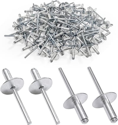 120 Stuks Dome Head Pop Rivets - Blinde Rivets 4.8x12x16mm voor Metalen Bevestiging en Constructie
