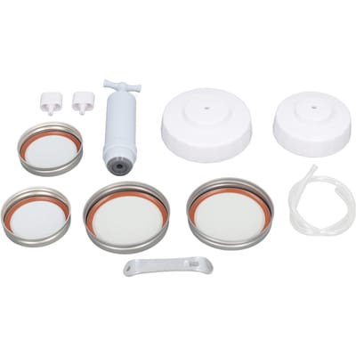 Mason Jar Vacuüm Sealer Kit Pot Vacuüm Sealer Accessoire met Slang Deksel Handmatige Draagbare Vacuümpomp