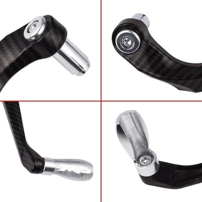 Remhendel Beschermers - Stuurhendel Covers - Motorfiets Veiligheid - Universele Pasvorm - 2 kg - Rood