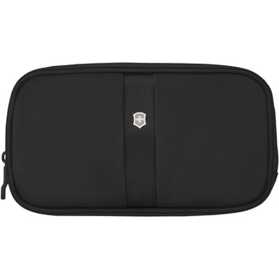 VICTORINOX Accessoires de Voyage Kit Essentiel pour la Nuit Pochette de Voyage Trousse de Toilette 1L Noir 5.0 [610600]