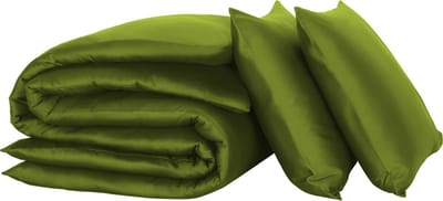 De Witte Lietaer Dekbedovertrek Olivia, Cactus - Tweepersoons - 200 x 200/220 cm - Katoen Satijn