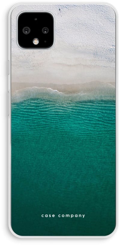 Case Company® - Hoesje geschikt voor Google Pixel 4 XL hoesje - Stranded - Soft Cover Telefoonhoesje - Bescherming aan alle Kanten en Schermrand