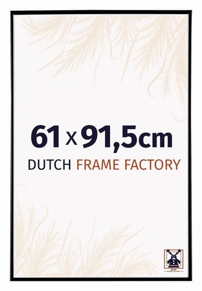 Fotolijst 61x91,5 cm - Kunststof - Zwart Hoogglans - Easy