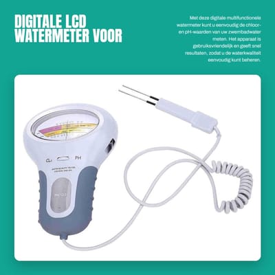 Dailygoods - Digitale LCD Watermeter voor Zwembadkwaliteit