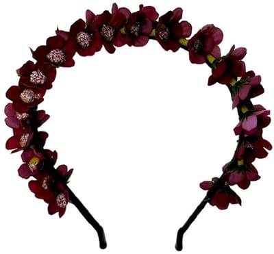 Dailygoods- Haarband Kunstbloemen - Mexicaanse Bloemenkroon - Hoofdband - Bloemhaarsieraad - Cosplay - Carnaval - Geschikt voor alle haarkleuren
